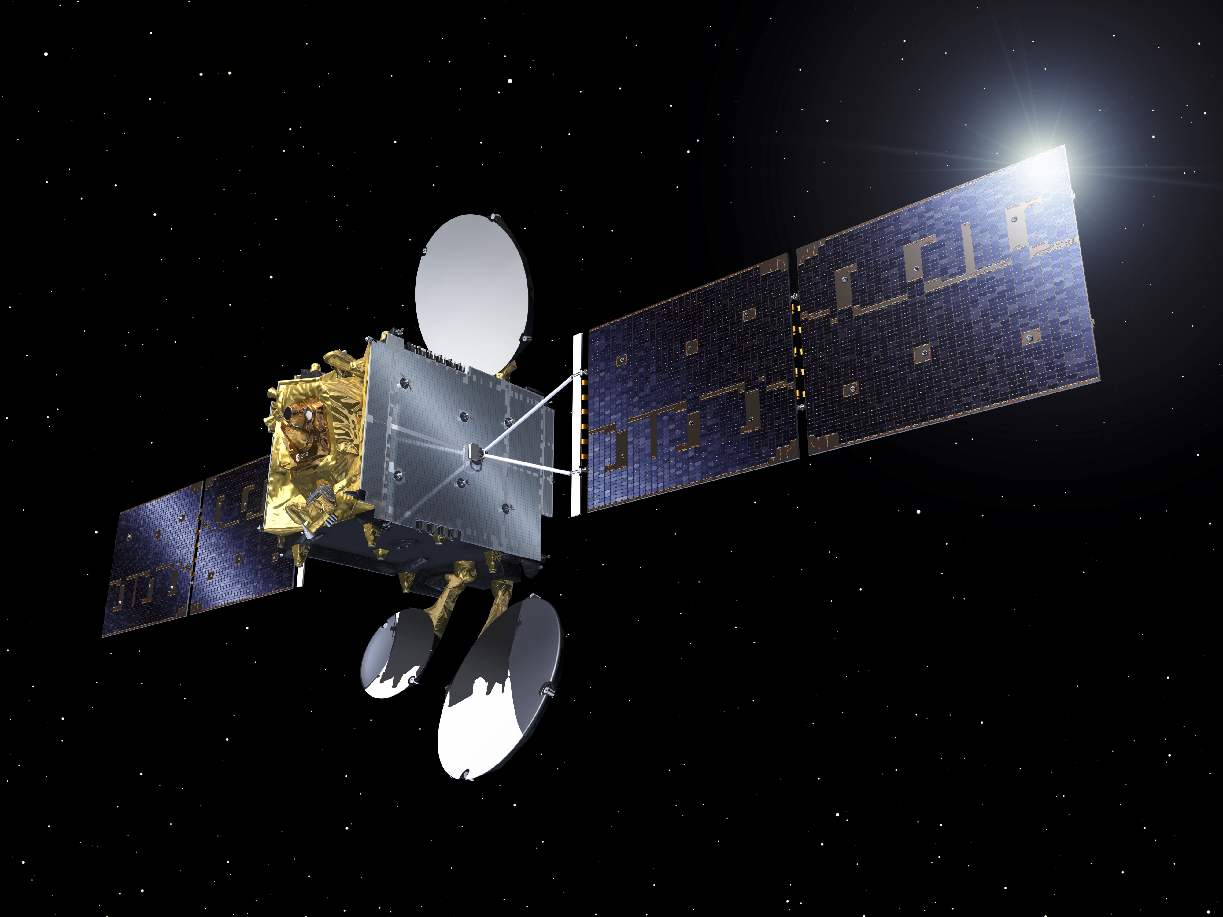 EDRS-C is the second node of the European Data Relay System (EDRS). It is the first dedicated EDRS satellite as well as the first flight for ESA’s SmallGEO platform.