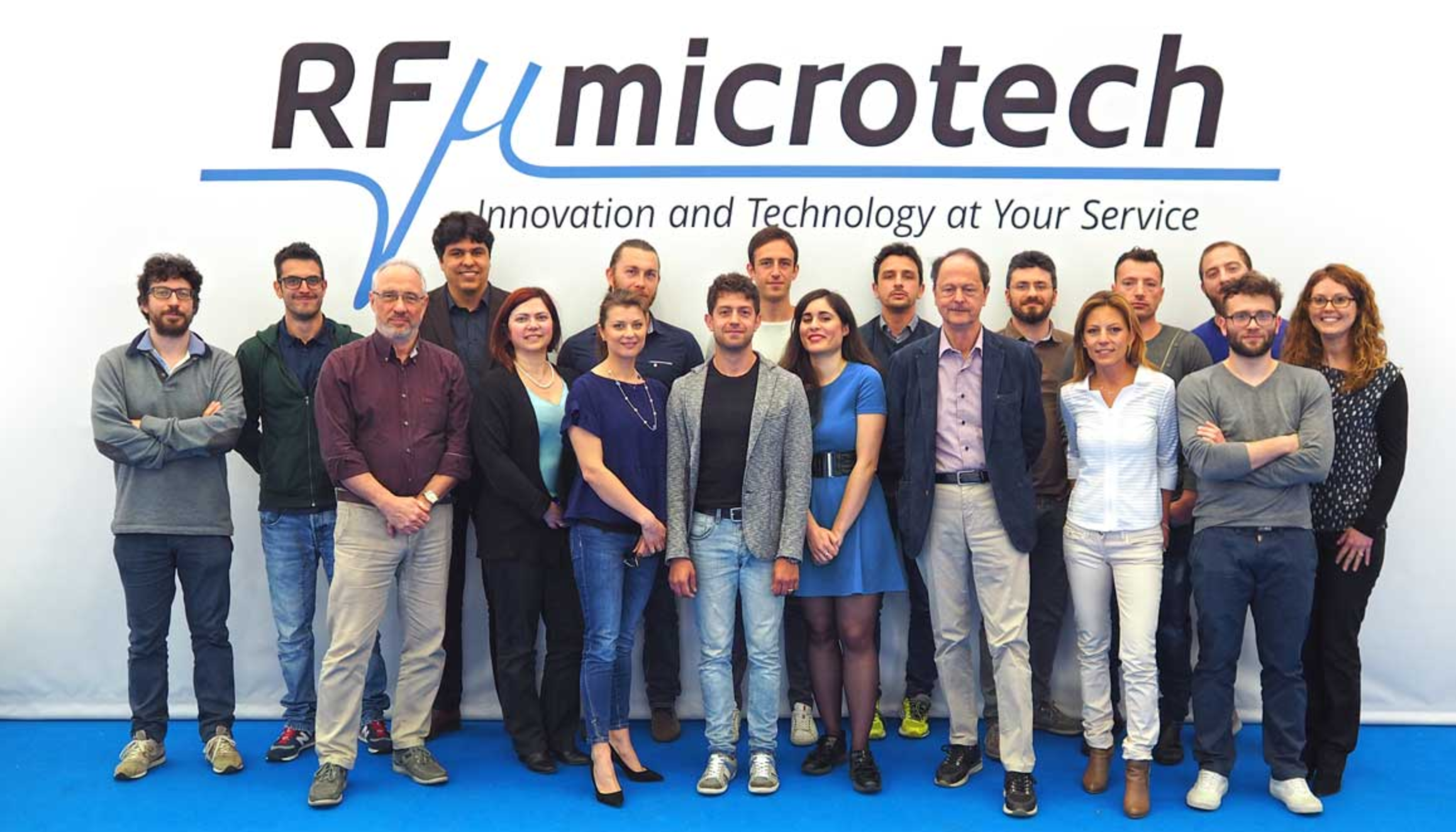 The RF Microtech team. Image: RF Microtech