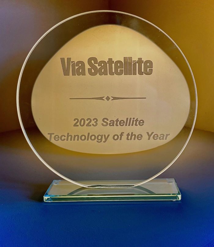 Via Satellite Trophy for Satellite Technology of the Year